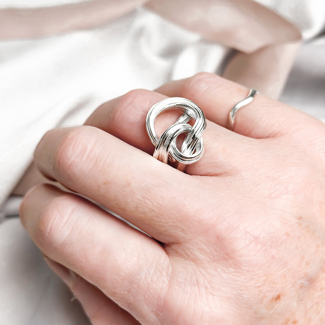 One of a kind Drift Sterling Silver Ring - Size M